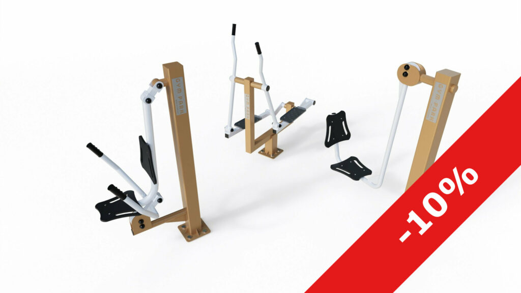 Gotowe zestawy siłowni zewnętrznych