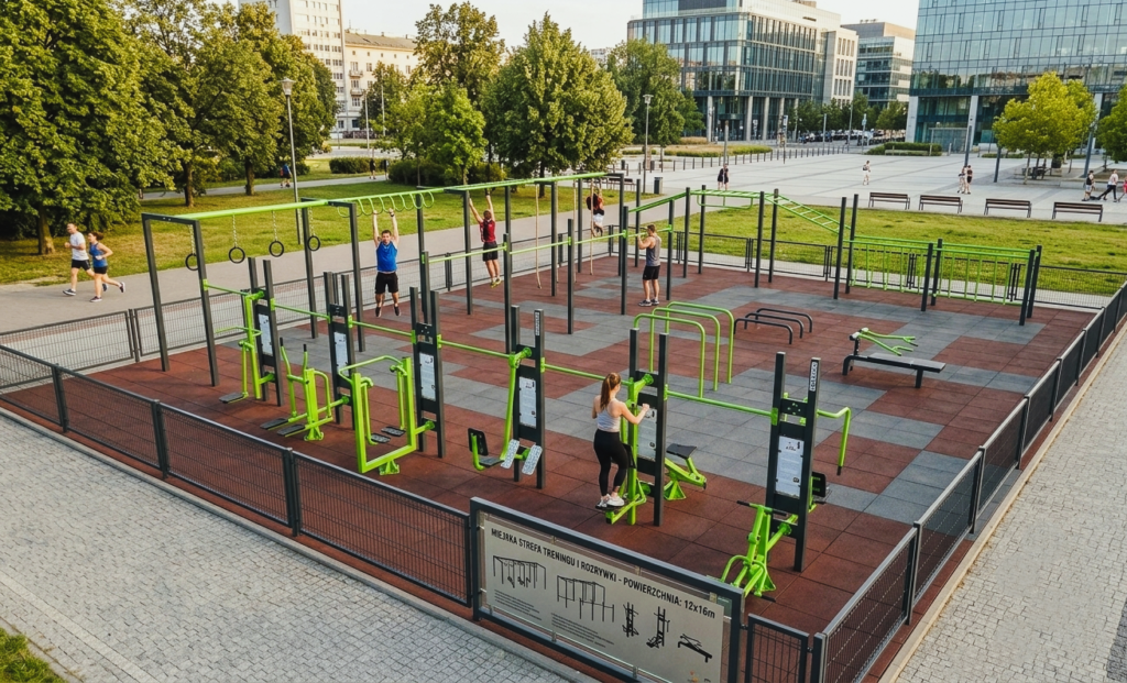 Zestaw Combo 7 - bezpieczna siłownia zewnętrzna