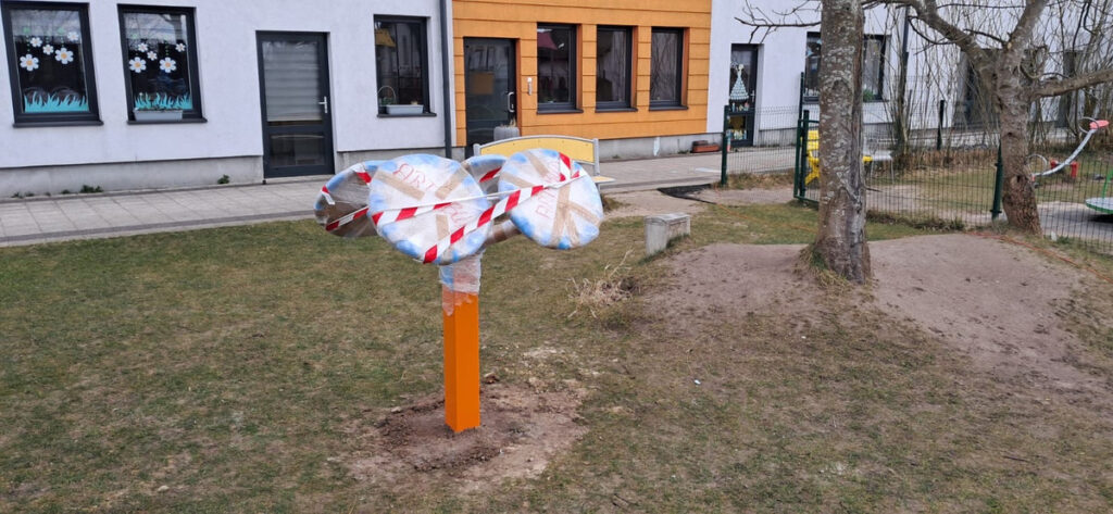 Kościerzyna - realizacja siłowni zewnętrznej przy szkole