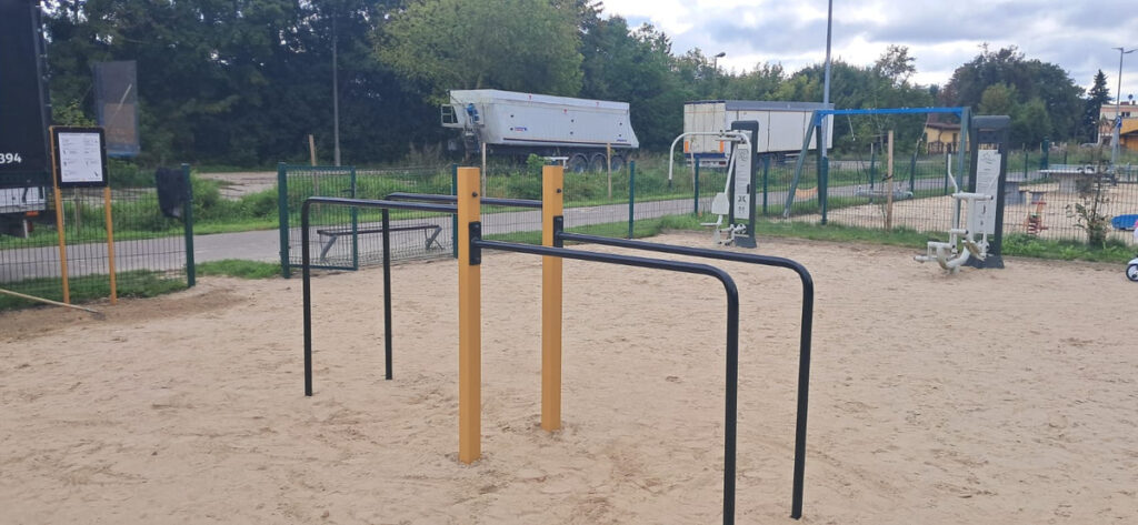 Nowe Miasto Lubawskie - plac street workout z placem zabaw - realizajca